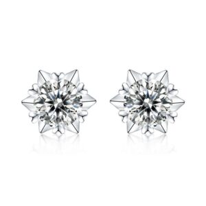 0.5CT Moissanite S925 Sterling Silver Earrings