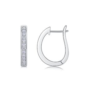 Moissanite S925 sterling silver earrings