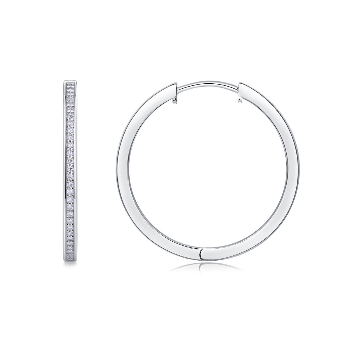 Moissanite S925 sterling silver earrings