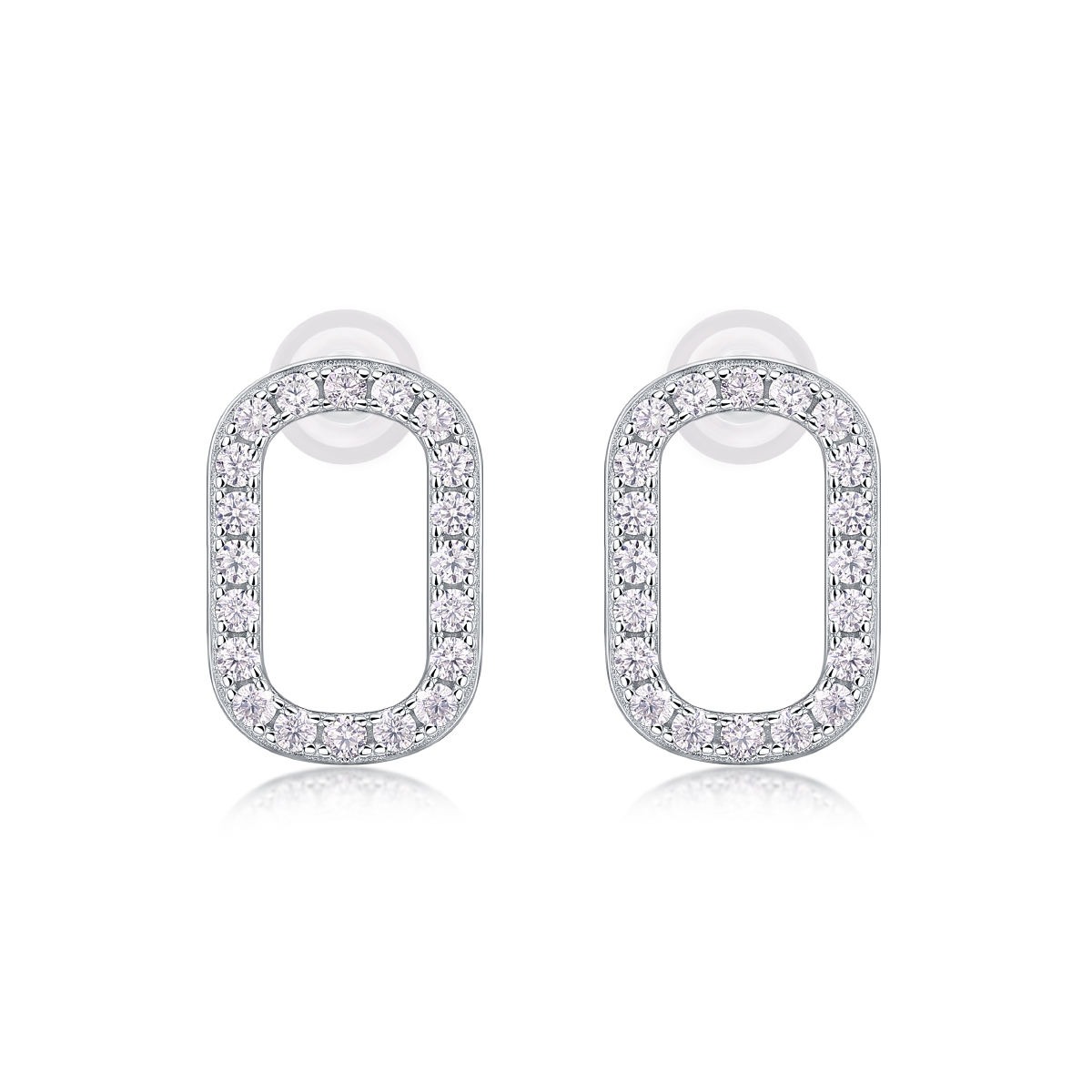 Moissanite S925 sterling silver earrings - Image 5