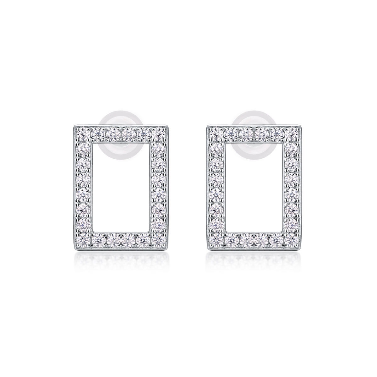 Moissanite S925 sterling silver earrings - Image 5