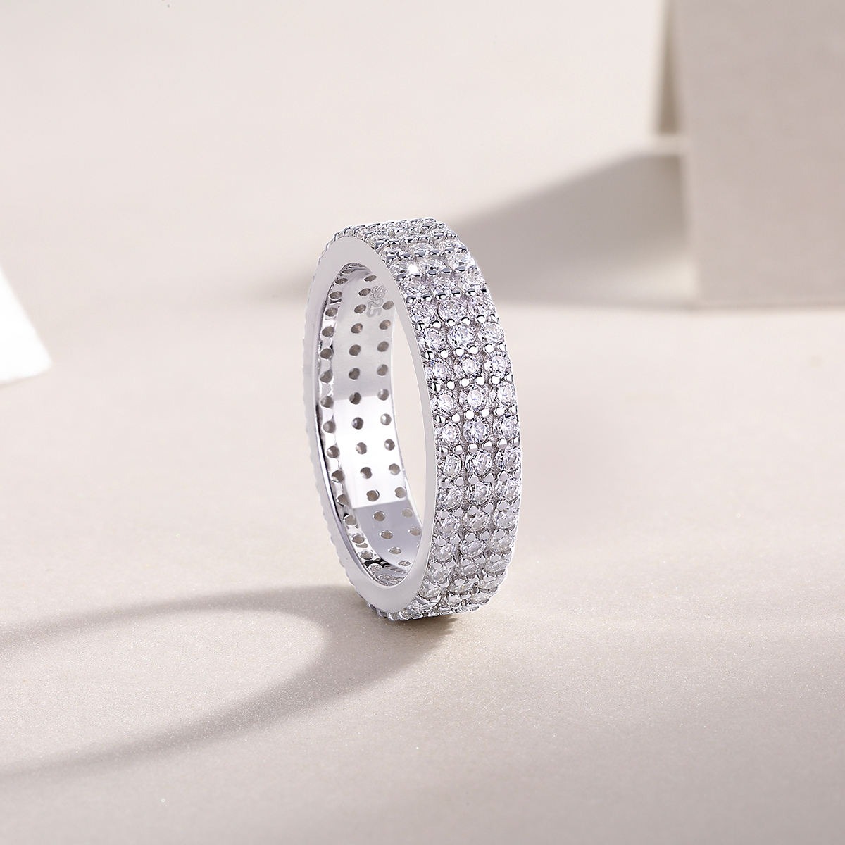 Factory New Designer S925 Silver women's Moissanite Fashion Women Ring - Image 5