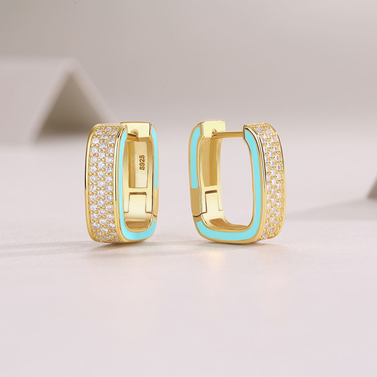 Moissanite S925 sterling silver earrings - Image 3