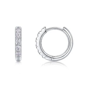 Moissanite S925 sterling silver earrings