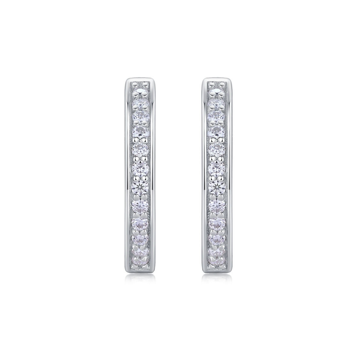 Moissanite S925 sterling silver earrings - Image 2