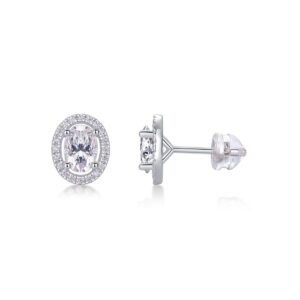 Moissanite S925 sterling silver earrings