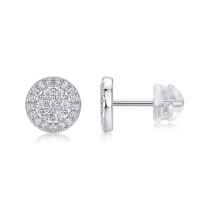 Moissanite S925 sterling silver earrings