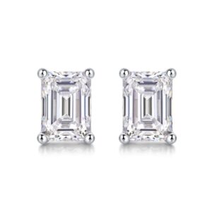 Moissanite S925 sterling silver earrings