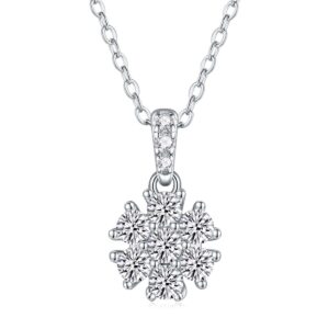 Pass diamond test moissanite stones jewelry necklace certificate silver moissanite pendant necklace