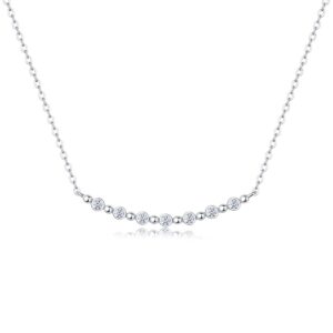 Moissanite Diamond Pendant Real 925 Sterling Silver Charm