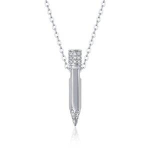 925 Sterling Silver Jewelry Moissanite Diamond Necklaces For Women