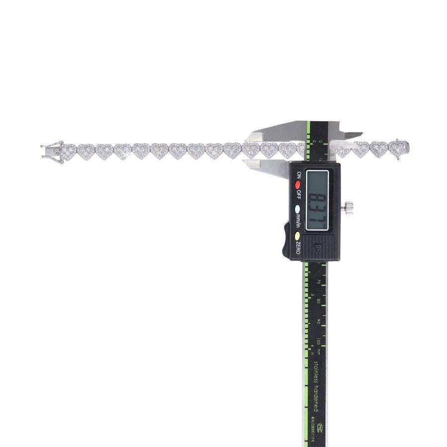 S925 11.73g Moissanite Tennis Bracelet, Perfect Gift for Birthdays, Suitable for Friends and Family, Men and Women - Image 3