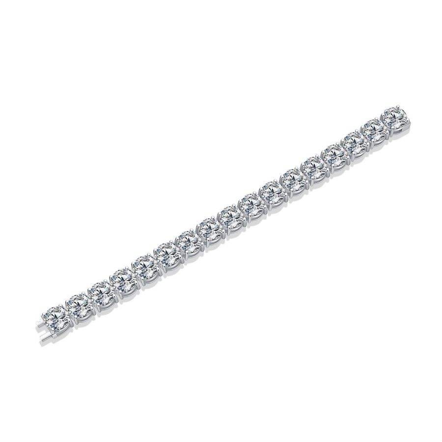 5-Carat Moissanite Tennis Bracelet for Women - GRA Classic Luxury Jewelry, Sparkling Gift for Her - Image 2
