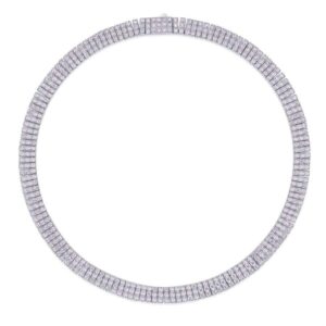 Hip Hop VVS Diamond Miami Shiny Diamond Cuban Chain Women 925 Sterling Silver Thin Necklace Moissanite Cuban Link Bracelet