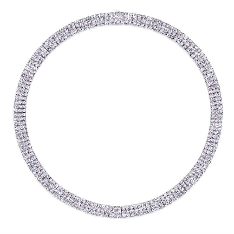 Hip Hop VVS Diamond Miami Shiny Diamond Cuban Chain Women 925 Sterling Silver Thin Necklace Moissanite Cuban Link Bracelet