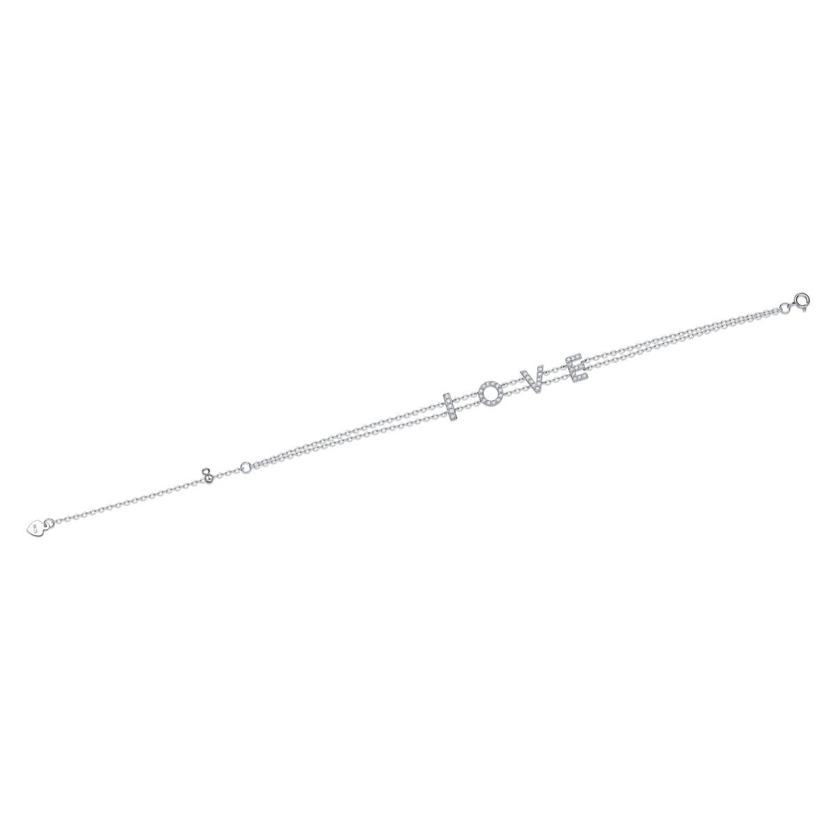 Fashionable Rose Bracelet Women's Ins Simple and Cold Style Small Design Silver Chain - Image 2