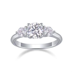 2ct Moissanite Ring 925 Sterling Silver
