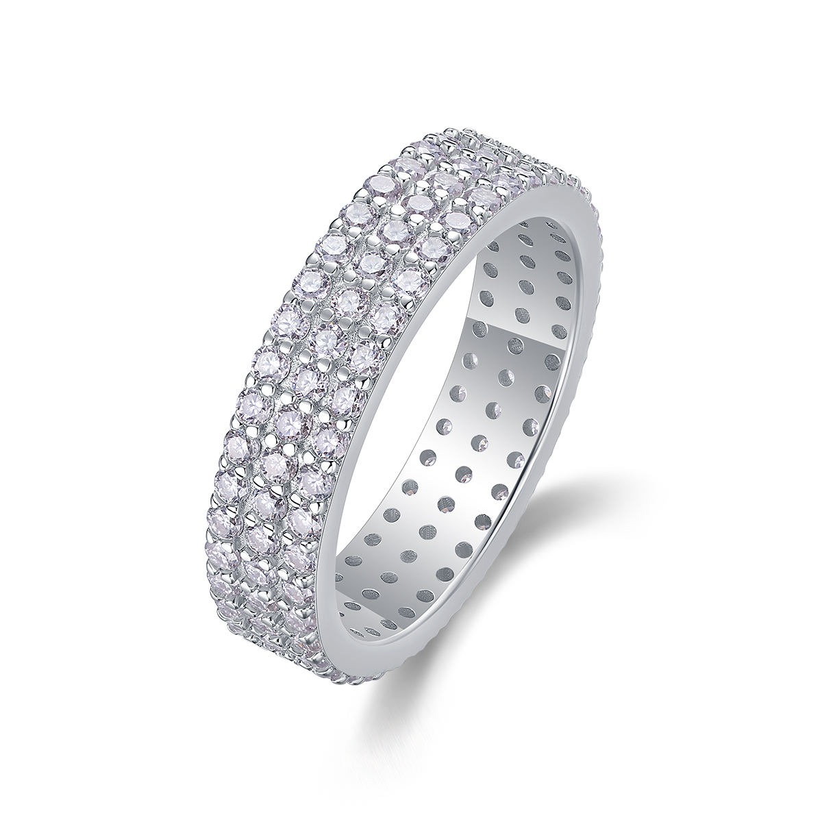 Factory New Designer S925 Silver women's Moissanite Fashion Women Ring - Image 4