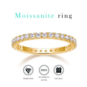 Moissanite Ring 925 Sterling Silver Gold Plated Heart Luxury Fine Jewelry Wholesale Engagement Rings for Women