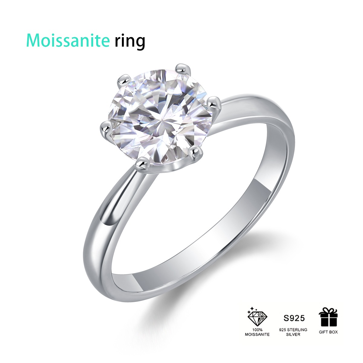 S925 Silver moissanite Ring VVS Baguette lab grown diamond Cross Ring 925 sterling silver moissanite rings - Image 4