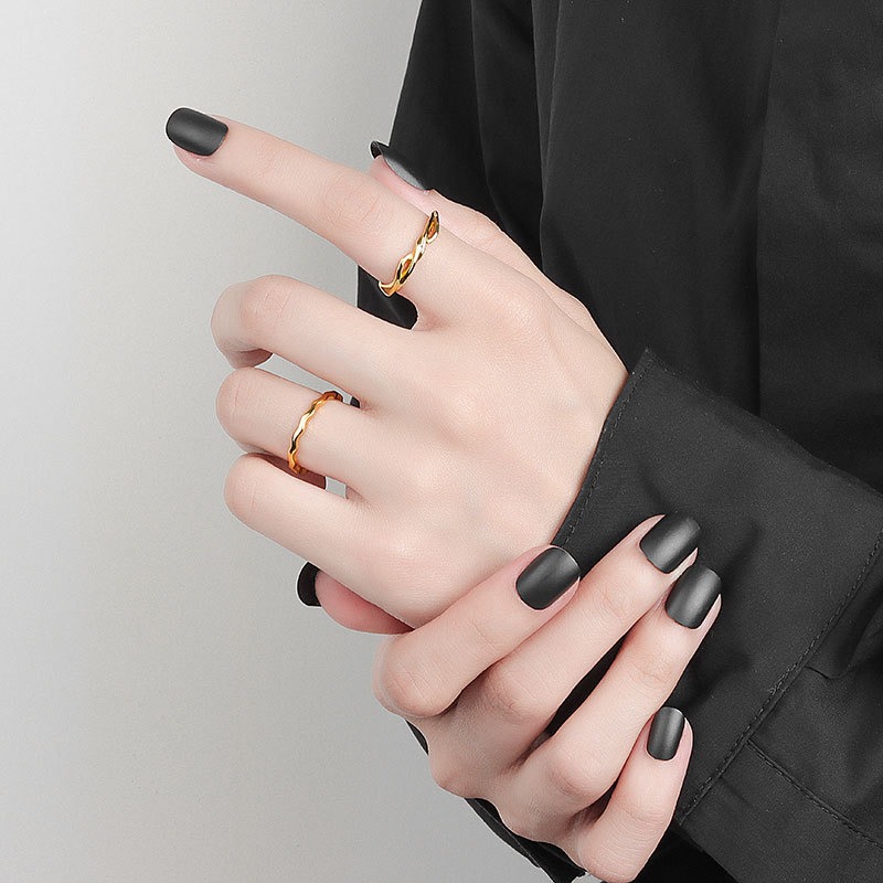 S925 sterling silver ring opening adjustable women's ring - Image 5