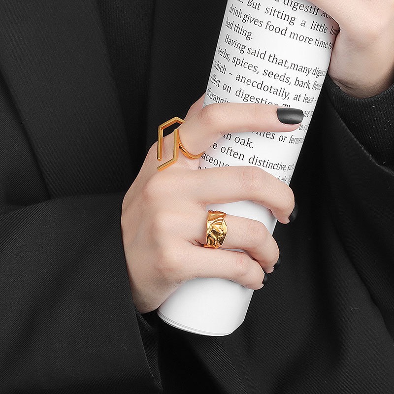 S925 sterling silver ring opening adjustable women's ring - Image 5