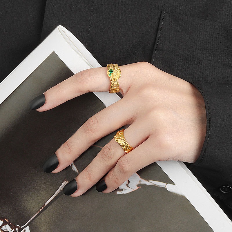 S925 sterling silver ring opening adjustable women's ring - Image 6