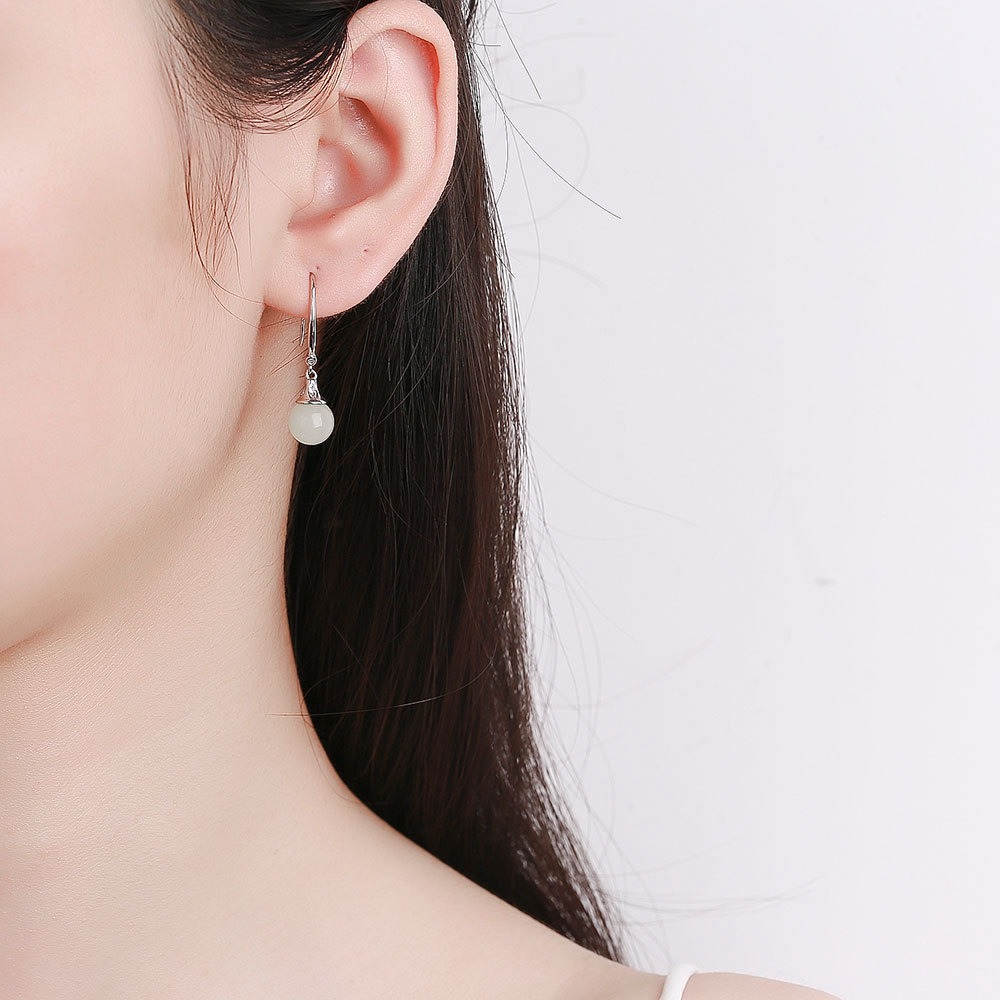 S925 sterling silver stud earrings and Tianyu earrings - Image 4