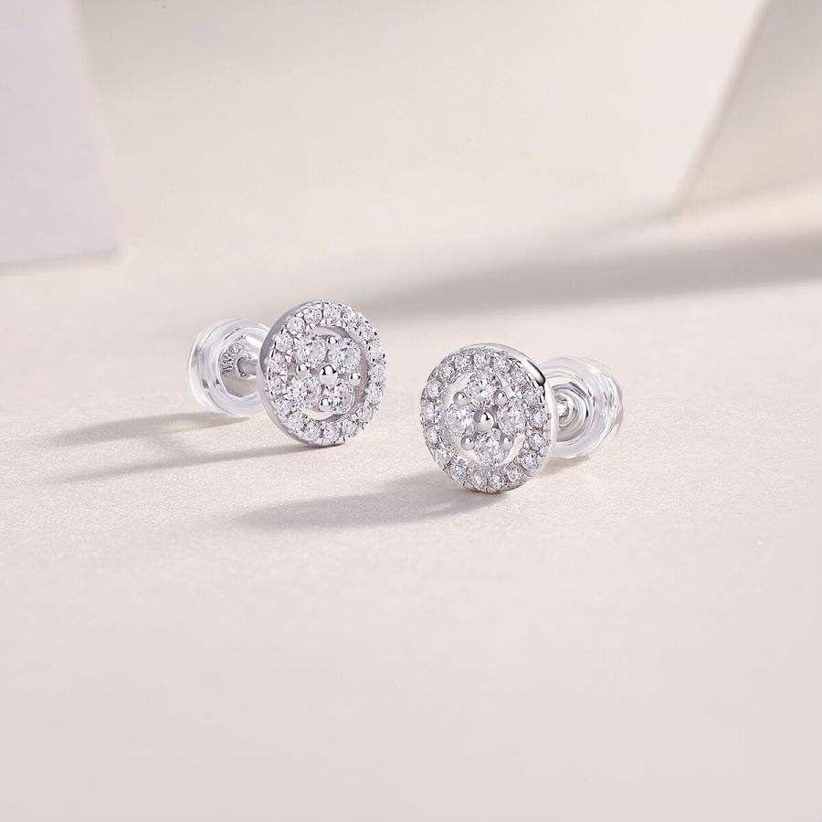 S925 sterling silver D Color 2mm Moissanite Earrings - Image 4
