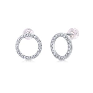 Moissanite S925 sterling silver earrings
