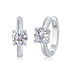 Moissanite S925 sterling silver earrings