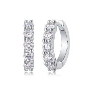 Moissanite S925 sterling silver earrings