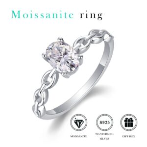 S925 Sterling Silver Engagement Fine Jewelry Ring GRA VVS Luxury Real Round Cut Moissanite Diamond Halo Ring for Women