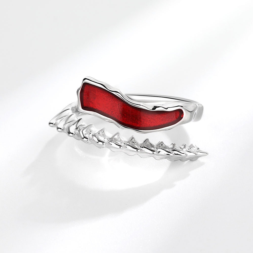 S925 sterling silver ring opening adjustable women's ring - Image 3