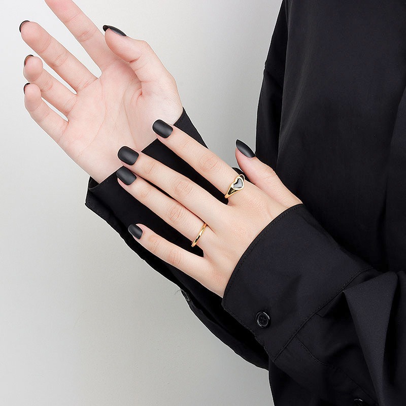 S925 sterling silver ring opening adjustable women's ring - Image 4