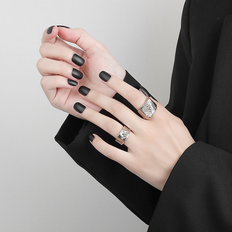 S925 sterling silver ring opening adjustable women's ring - Image 4