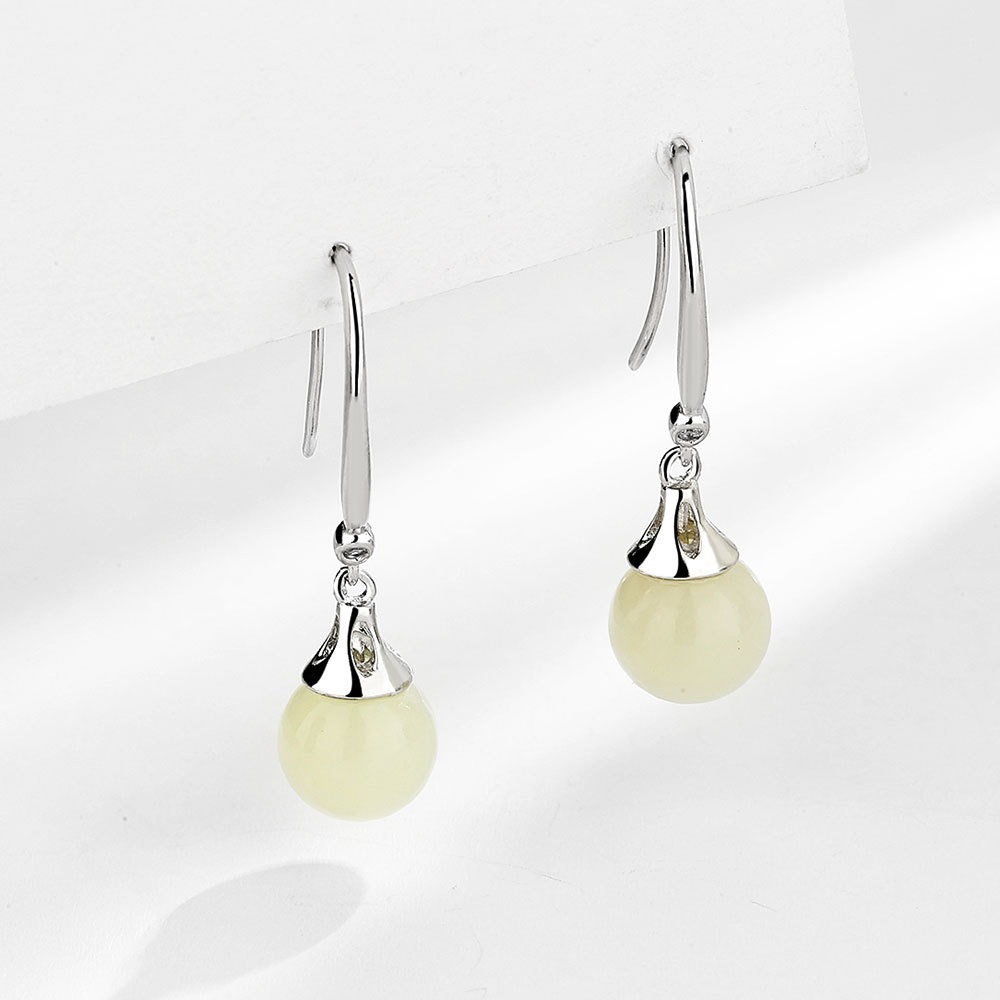 S925 sterling silver stud earrings and Tianyu earrings - Image 3