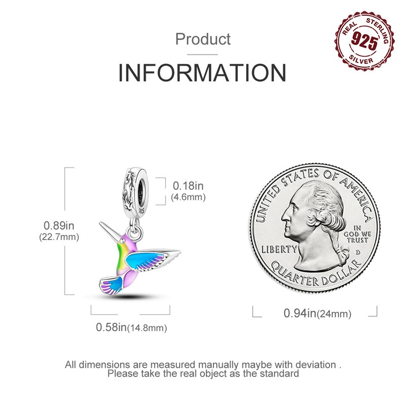 S925 Sterling Silver Beaded DIYxuan'cai Bracelet Accessories - Image 4