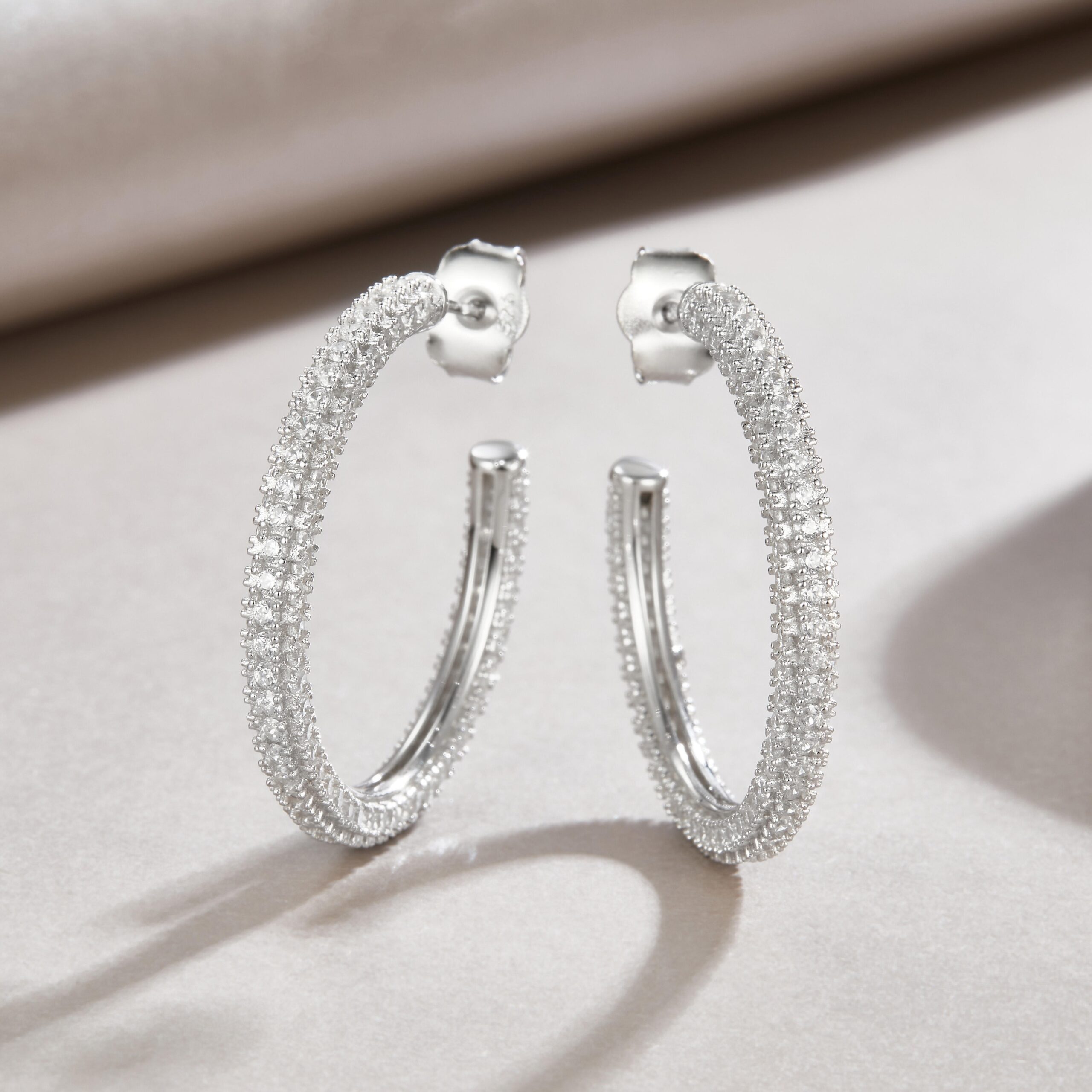 Moissanite S925 sterling silver earrings - Image 3