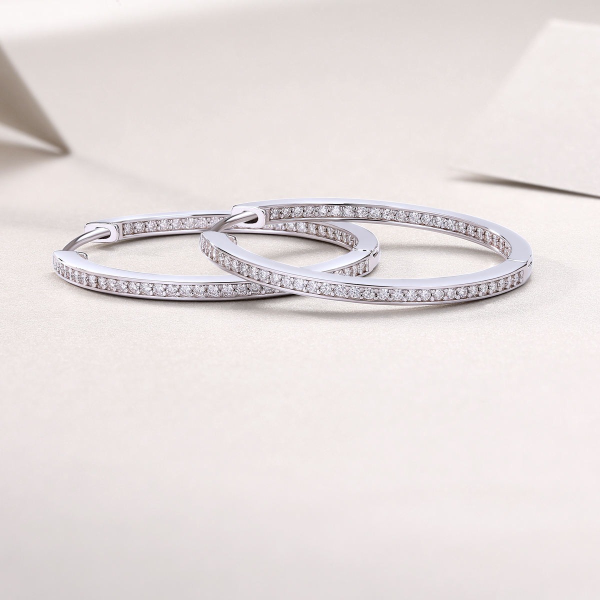 Moissanite S925 sterling silver earrings - Image 4