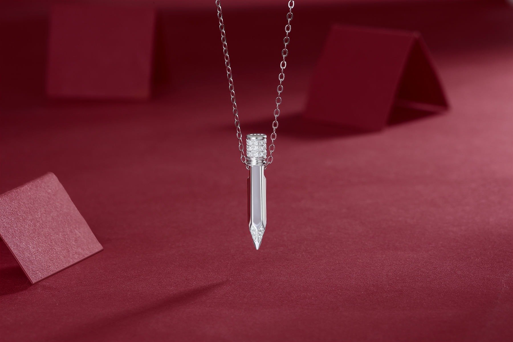 925 Sterling Silver Jewelry Moissanite Diamond Necklaces For Women - Image 4