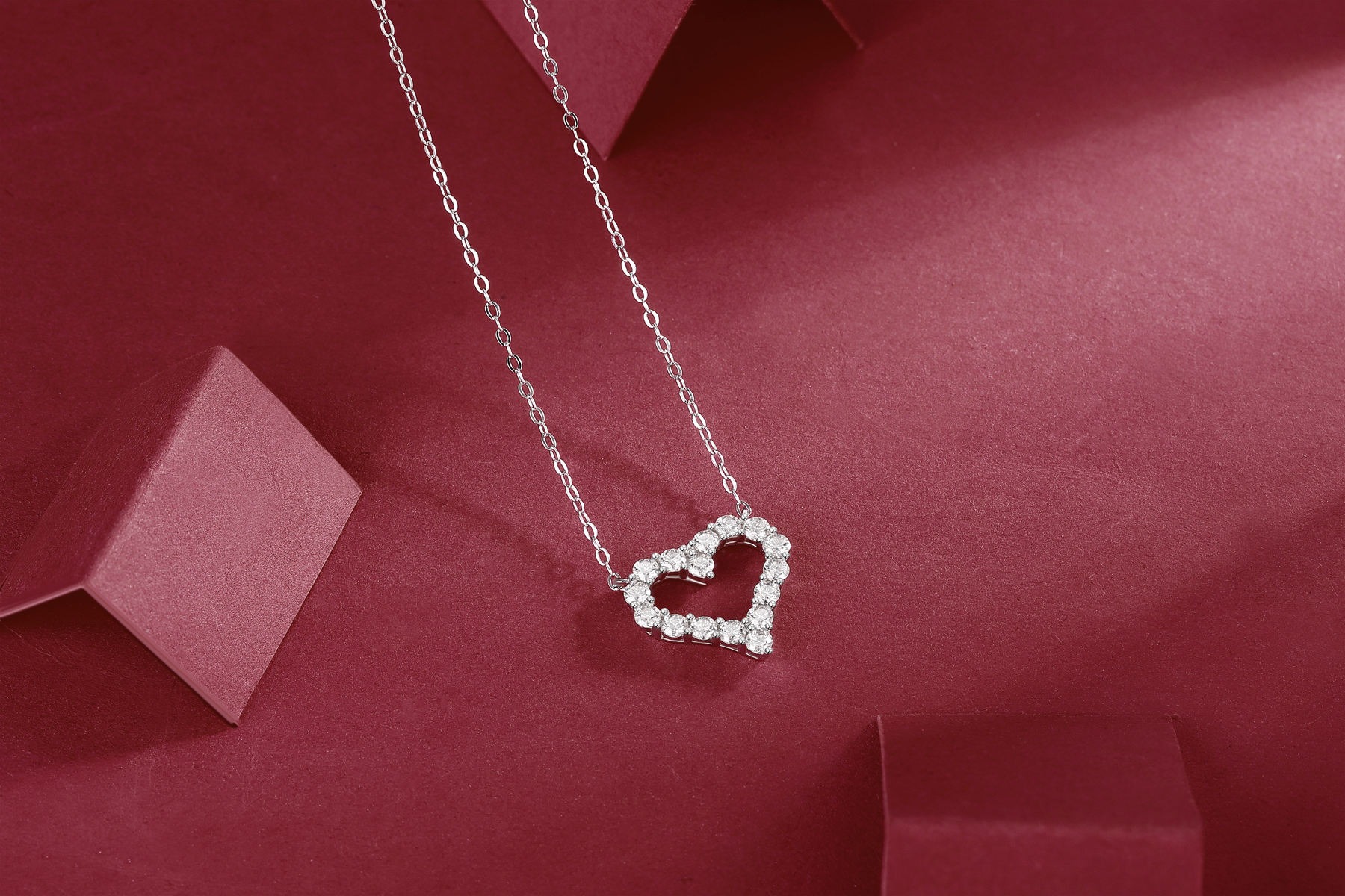 Vvs D Diamond Moissanite S925 Sterling Silver 1Carat Pendant Necklace For Women Jewelry - Image 5