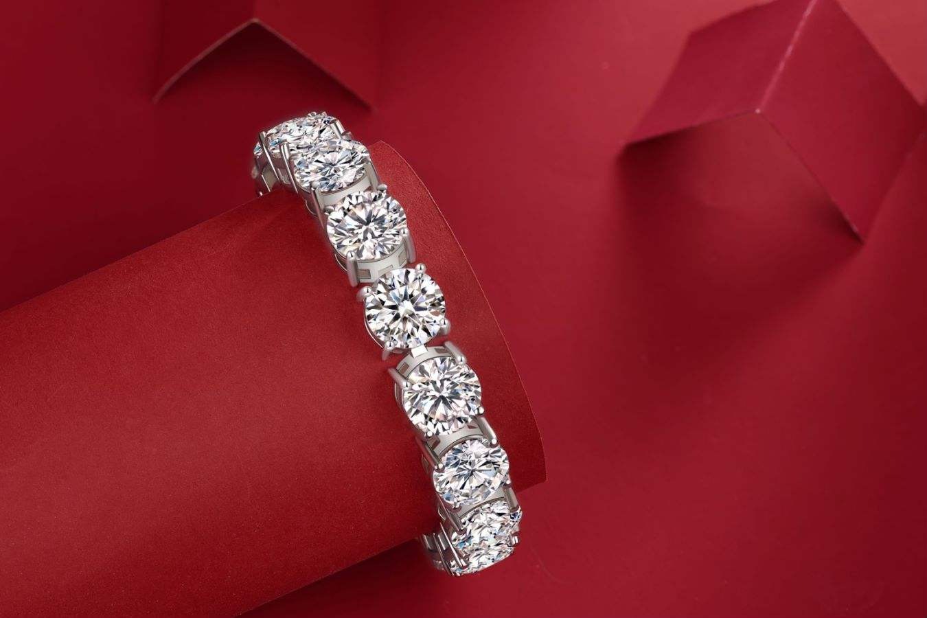 5-Carat Moissanite Tennis Bracelet for Women - GRA Classic Luxury Jewelry, Sparkling Gift for Her - Image 4