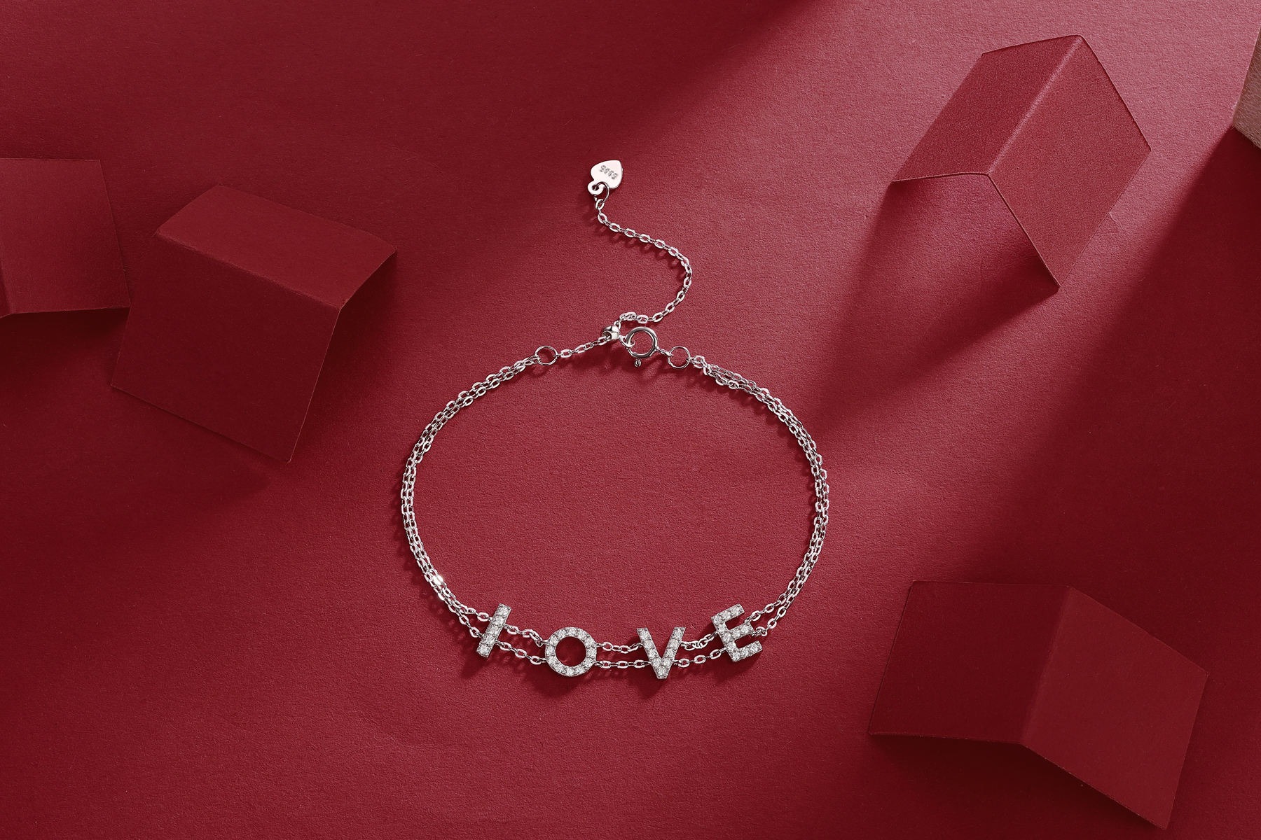 Fashionable Rose Bracelet Women's Ins Simple and Cold Style Small Design Silver Chain - Image 3