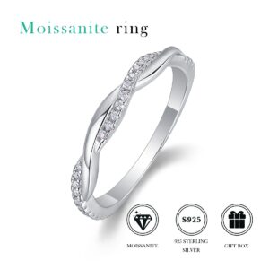 S925 Silver Men's Moissanite Fashion Women Ring For Sale