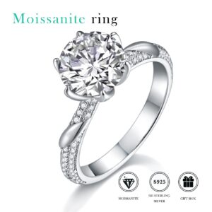 High Quality Classic Rings s925 Sterling Silver Designer Open Latest Fashion Women Wedding Rings