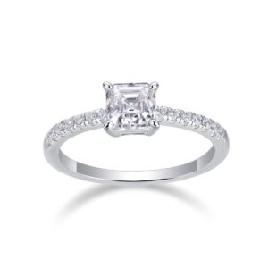 S925 Moissanite Diamond Engagement Ring For Women