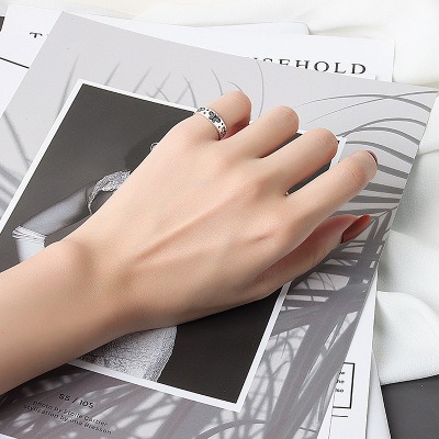 S925 Sterling Silver Ring Opening Adjustable Butterfly Ring for Women - Image 3