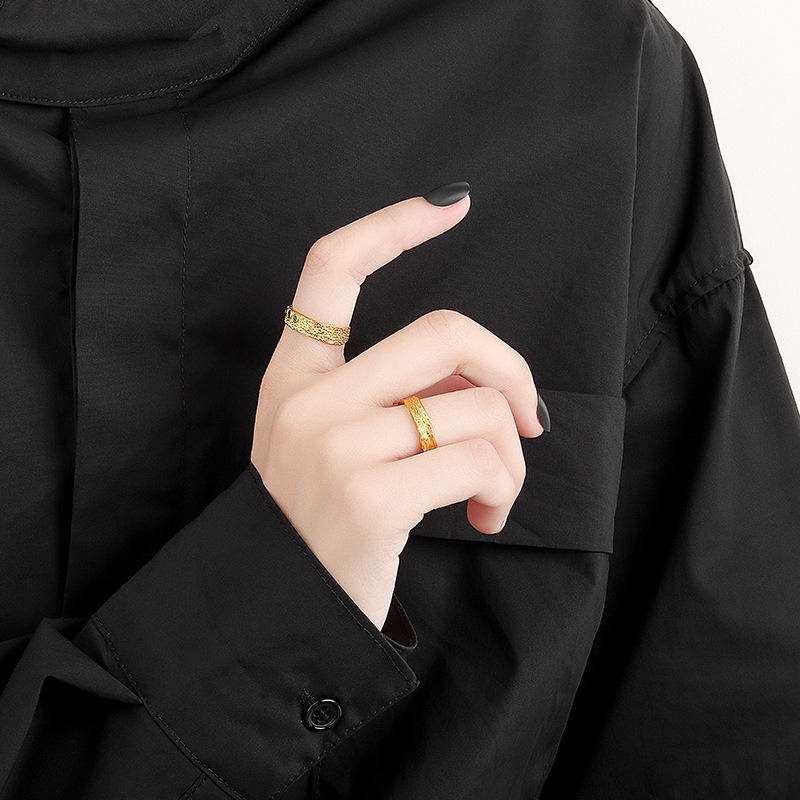 S925 sterling silver ring opening adjustable women's ring - Image 4