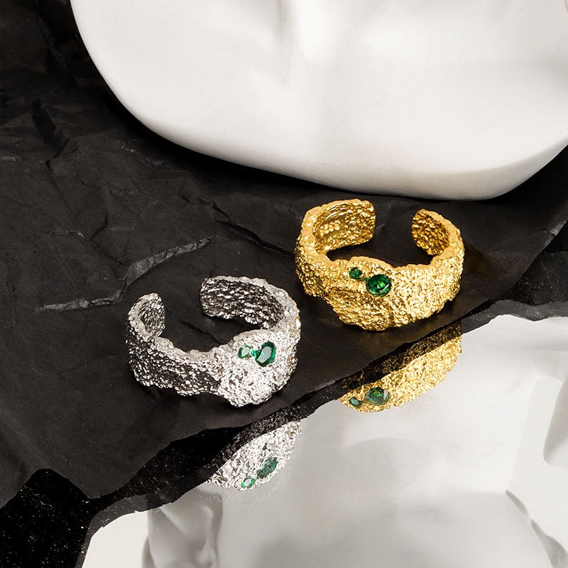 S925 sterling silver ring opening adjustable women's ring - Image 4